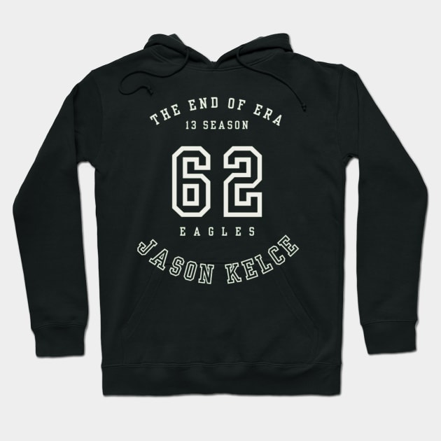 JASON KELCE THE END OF ERA Hoodie by Alexander S.